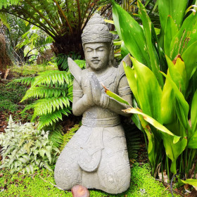 Statue jardin Shiva assis 90 cm