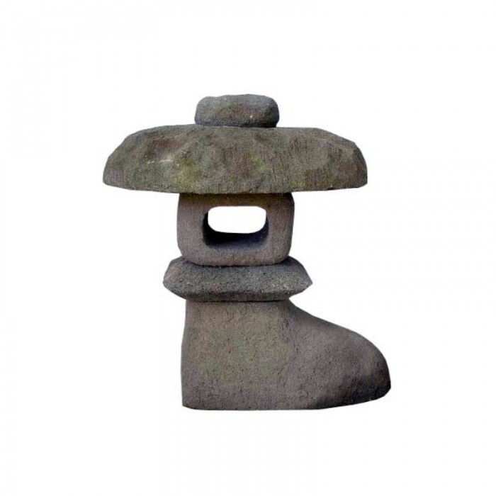 Lanterne  japonaise Hakone en pierre de lave, 40 cm